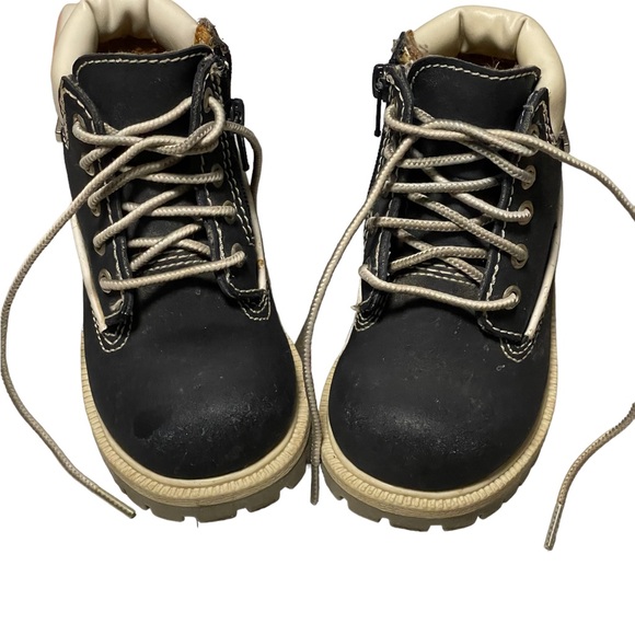 Smart fit.Children’s waterproof ankle up lace navy color boots size 5.5 - Picture 2 of 8